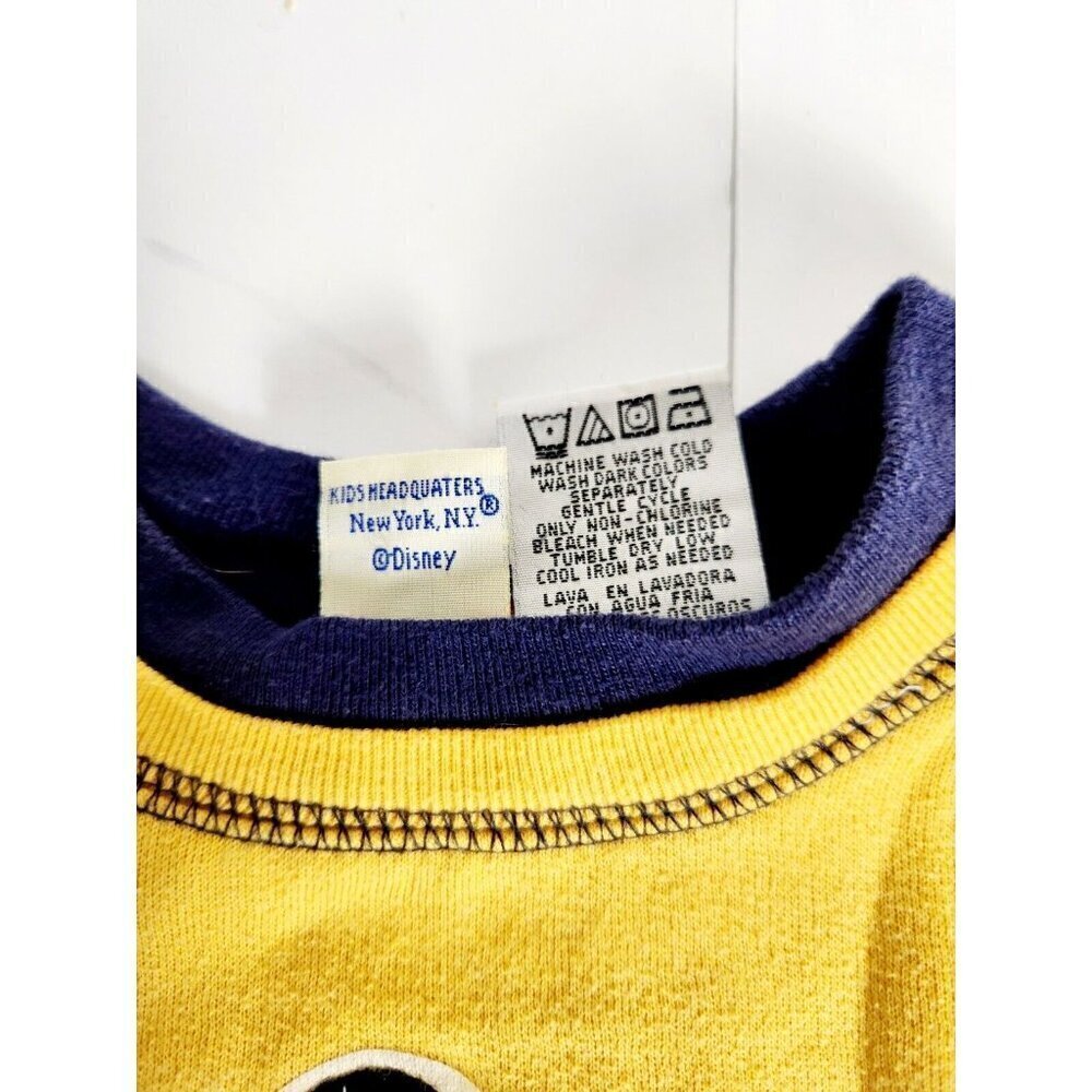 Vintage Disney Mickey Co Mouse Sweatshirt 90s Size 5 Proud To Be An Amer… - Picture 7 of 7